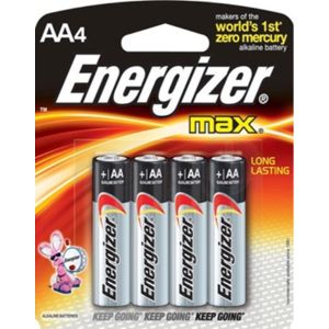 Energizer Battery AA4 12 IN BOX