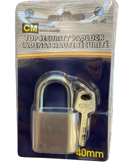 Top Security Padlock DL 40MM