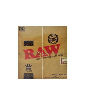 Raw Rolling Paper King Size Slim Classic 50 S