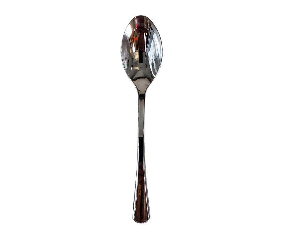 Plastic Tea Spoon - SILVER - 13.3cm - SS22