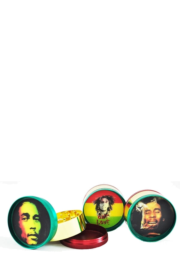 Tobacco Metal Grinder 3 Parts 50MM Display Assorted Designs