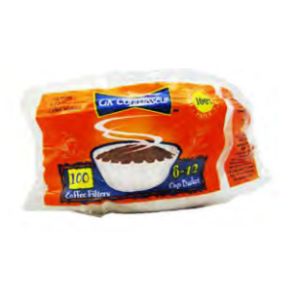 Gk Connaisseur - Coffee Filters - (8/12 Cup) Basket - 100PACK