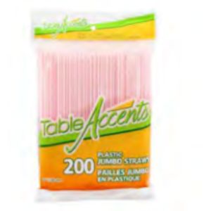 Table Accents - Jumbo Straws - 8' - 200PK