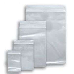 Zipper Poly Bag Reg Duty - All Size