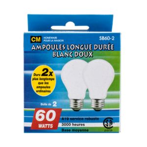 Ampoules 24 x 2, paquet de 60 watts
