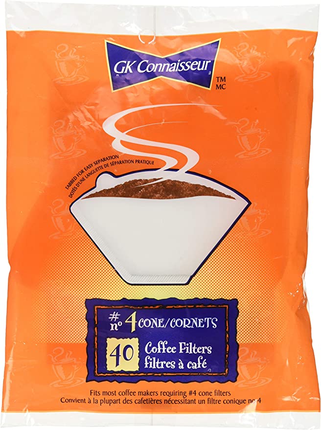 GK Connaisseur - Coffee Filters - #4Cone - 40PCS