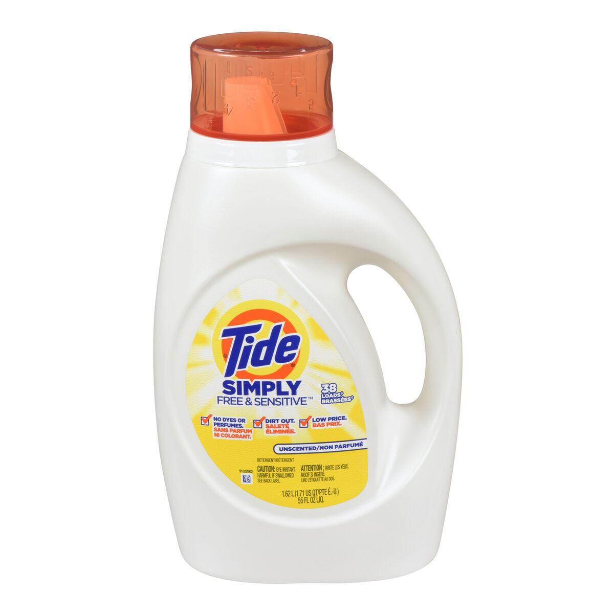 Tide simply free & sensitive 38 loads