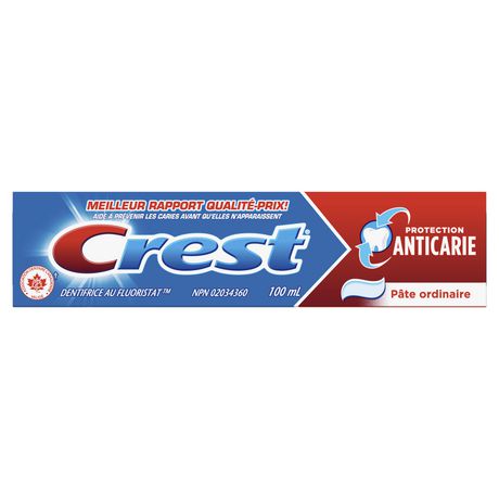Dentifrice Protection Caries Régulier, 100 ml