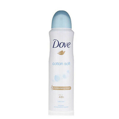 Dove Cotton Soft Anti-Perspirant 48 HR Deodorant Body Spray, 150ml
