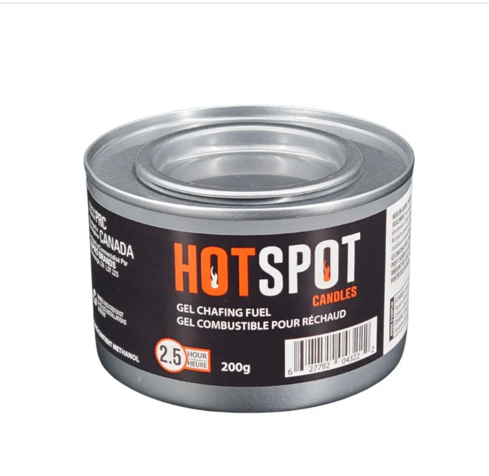 Hot Spot - Chafing Fuel - Methanol Gel - 2.5 Hours. 72pcs