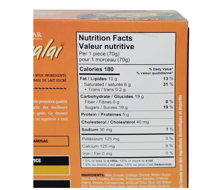 Brar's - Rasmalai - Kesar