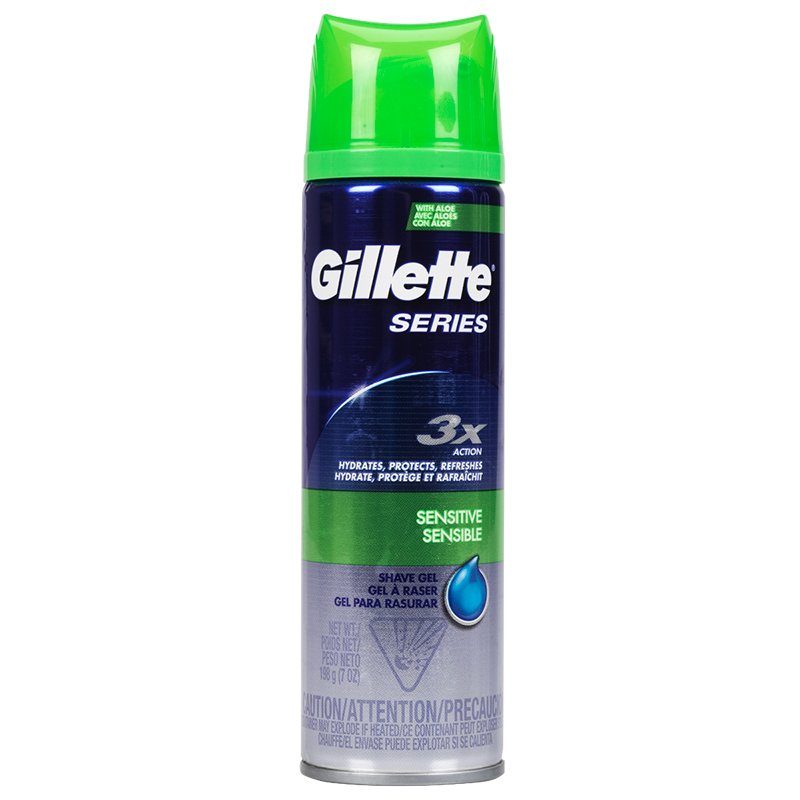 Gillette Series Shave Gel - Sensitive Skin - 198g