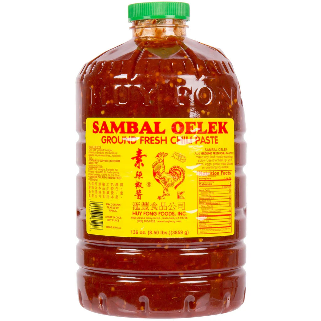Sambal Oelek Ground
Fresh Chili Paste - 3.5 L