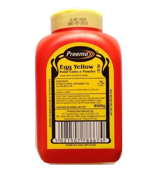 PREEMA - POWDER COLOUR EGG YELLOW 400G
