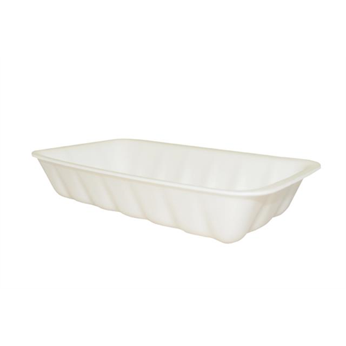 10k - White Foam Tray - 250ct