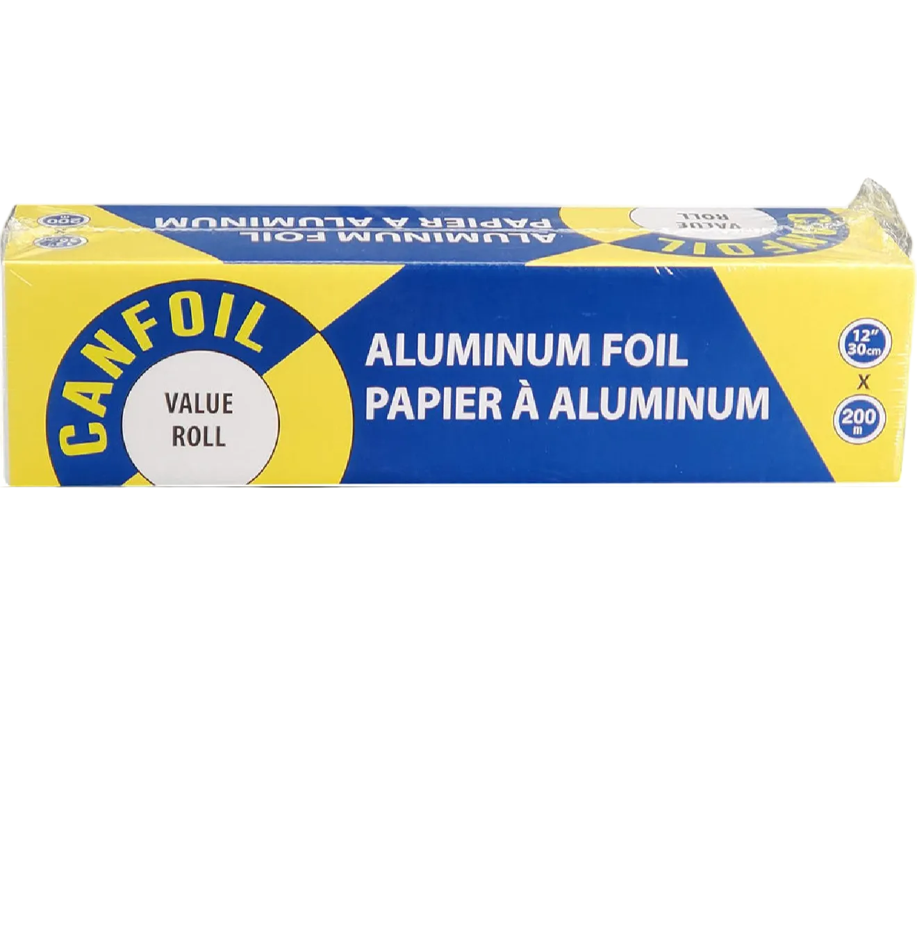 Can Foil - 12" Aluminum Foil Roll - Economy- 200M