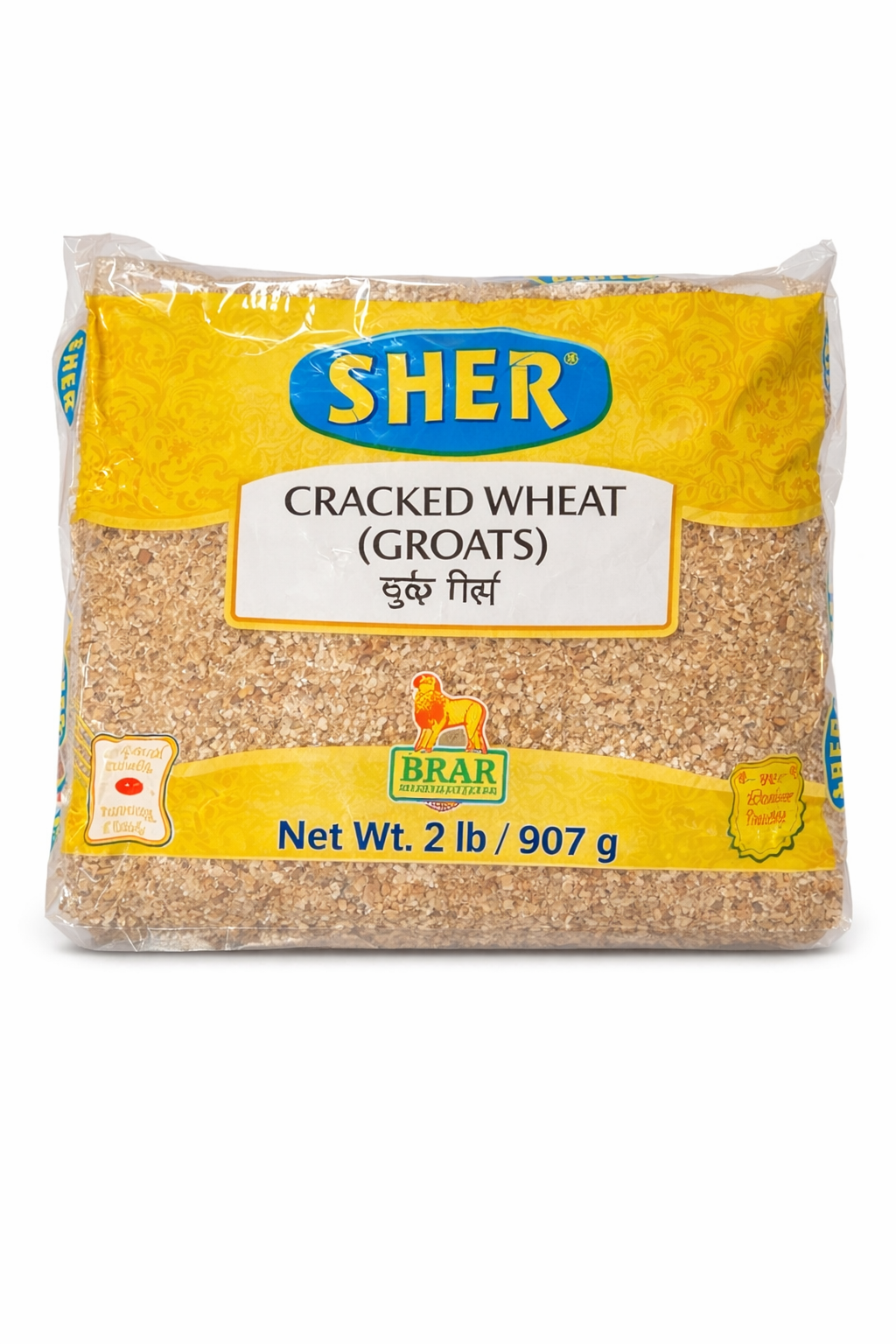 SHER Cracked Wheat (Groats) – 2 lb / 907 g