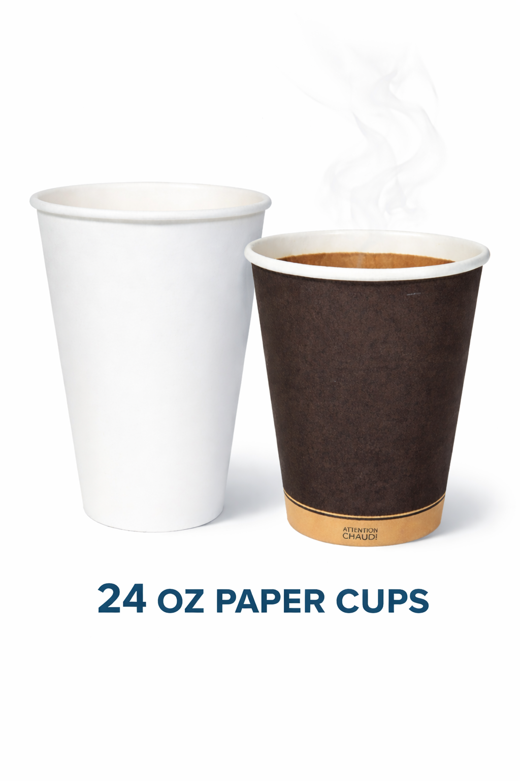 Morning Dew - 24 oz Paper Soup Container - Black or White