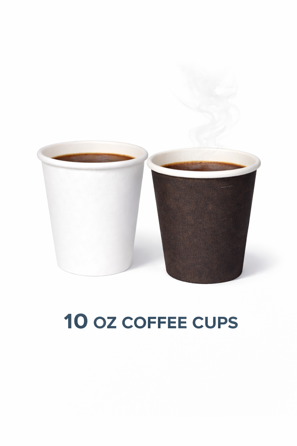 Morning Dew - 10oz Paper Coffee Cups - Black or White