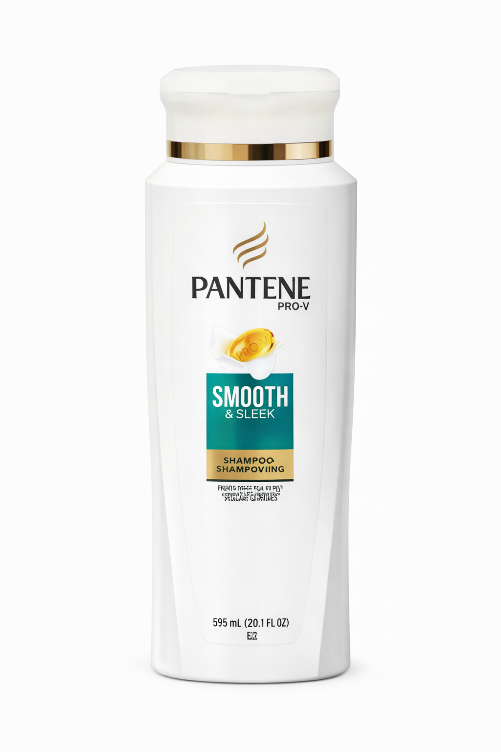 Pantene Smooth & Sleek Shampoo 595 mL