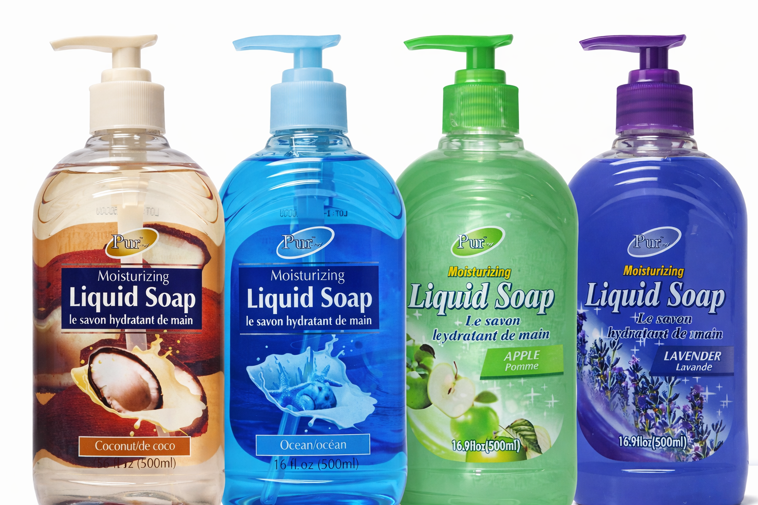 Pur - Savon liquide - Noix de coco - 500 ml