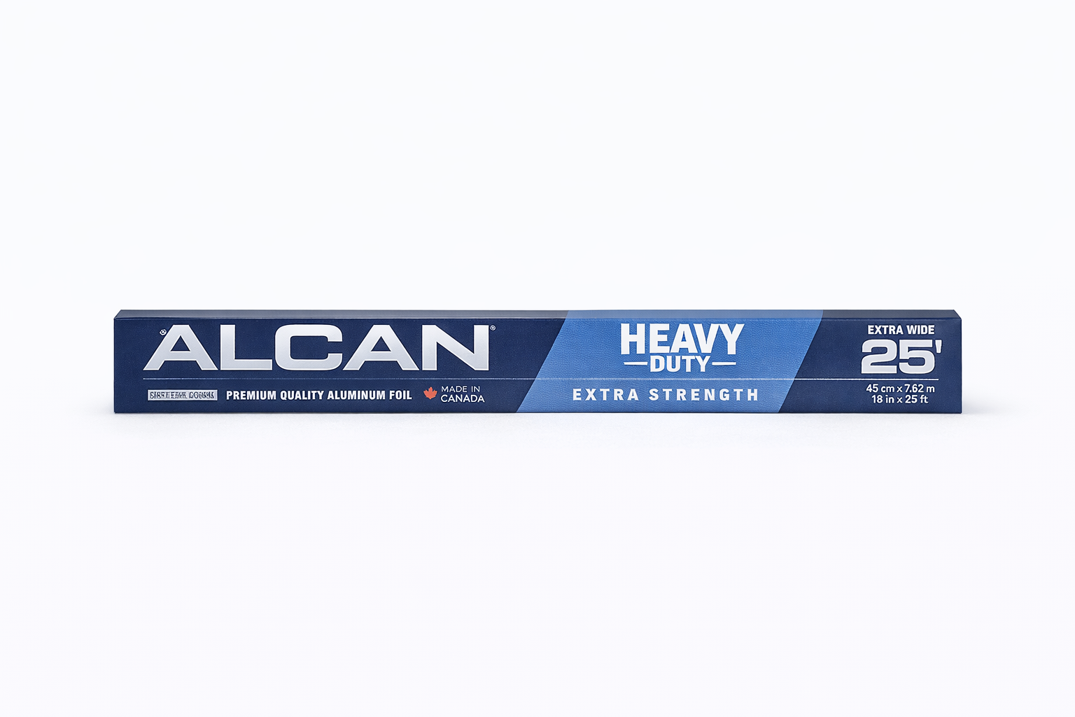 ALCAN Heavy-Duty Extra-Wide Aluminum Foil – 18x25 ft (Extra Strength)