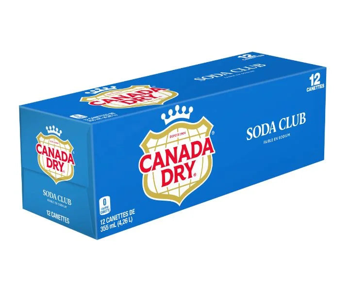 Canada Dry - Soda Club - 355ml x 12