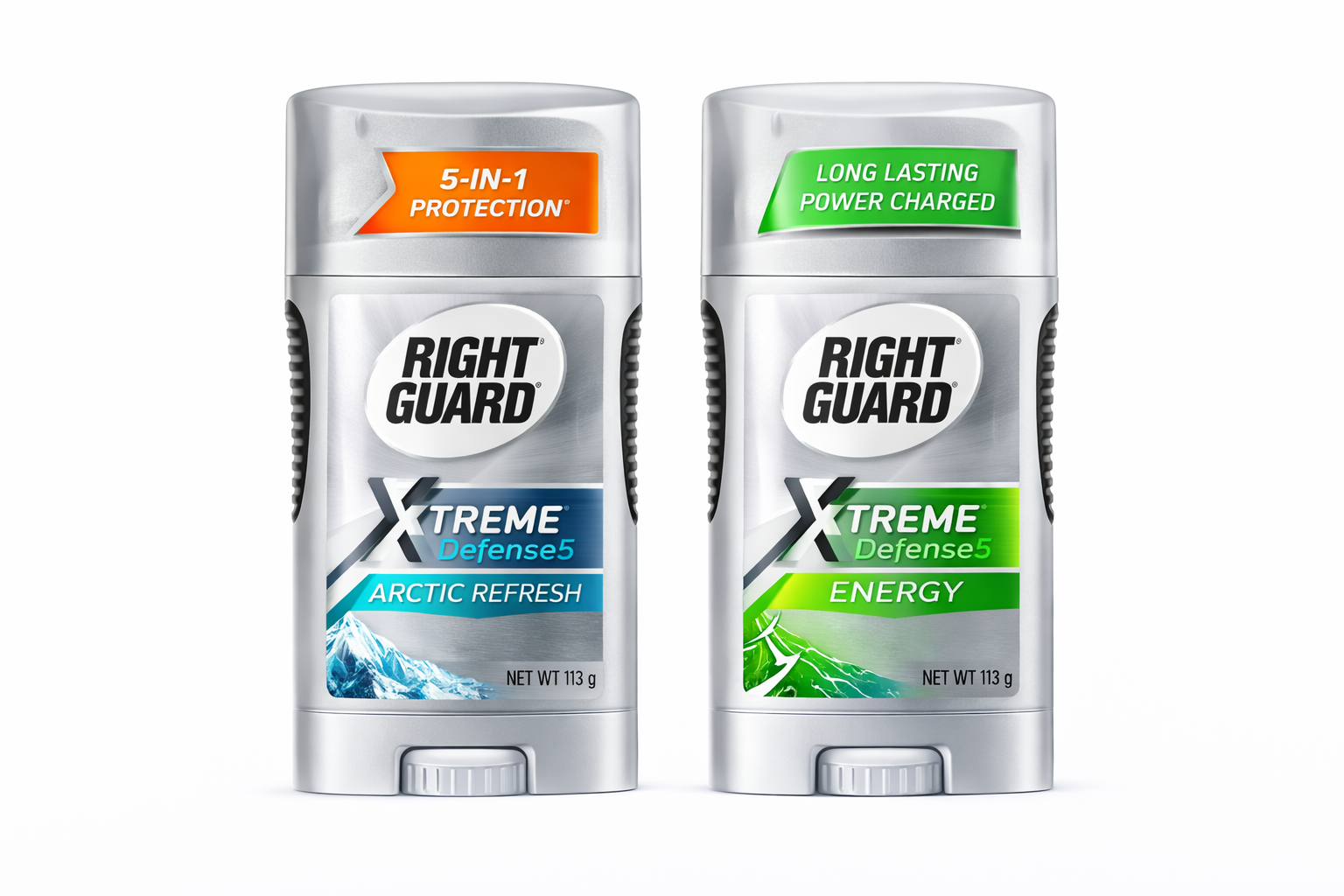 Right Guard Xtreme Defense 5 Antitranspirant Arctic Refresh 6 unités