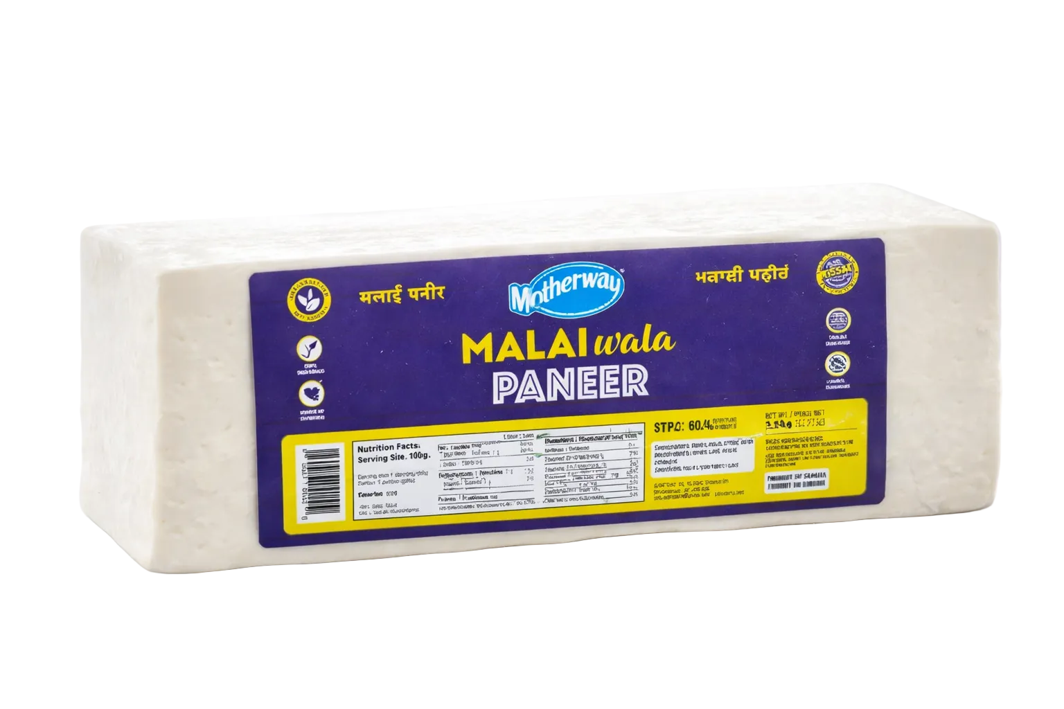 Motherway - Malai Paneer - 6 x 1,5KG