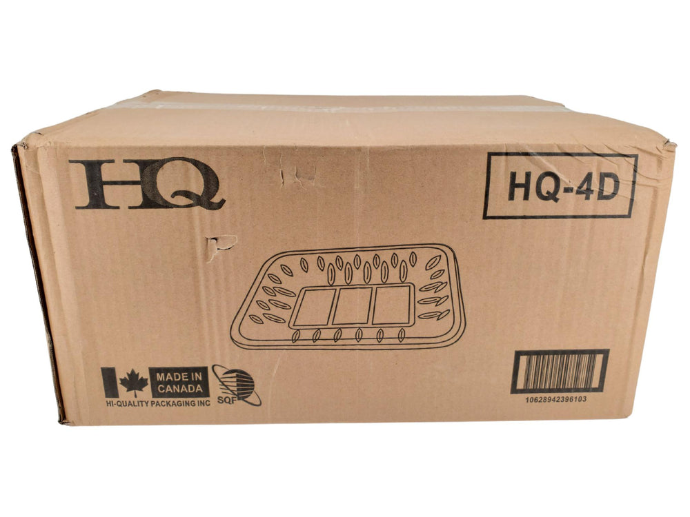 HQ4D - Clear Plastic Meat Tray - #4D
