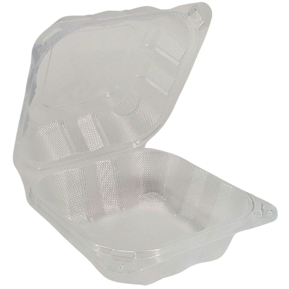 Value+ - PP-661C-VH- PP Hinged Cont. - 6x6x3" - Clear