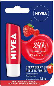 NIVEA CARE LIP BALM - Strawberry Shine - 4.8g