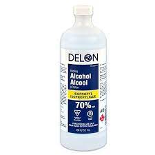 Rubbing Alcohol 70% USP DELON 12 X 450ML