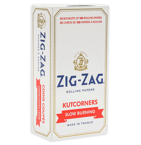Zig Zag White Papers Kutcorners - 25 pcs.